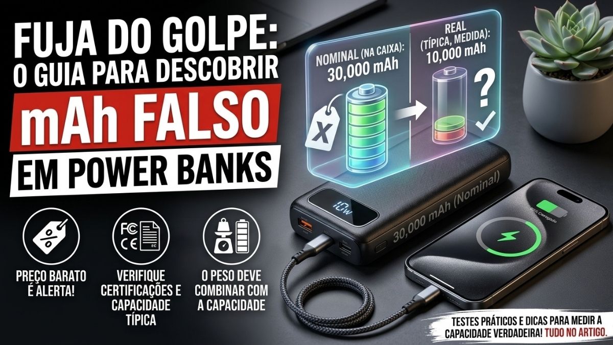 Como Identificar mAh Falso em Power Banks