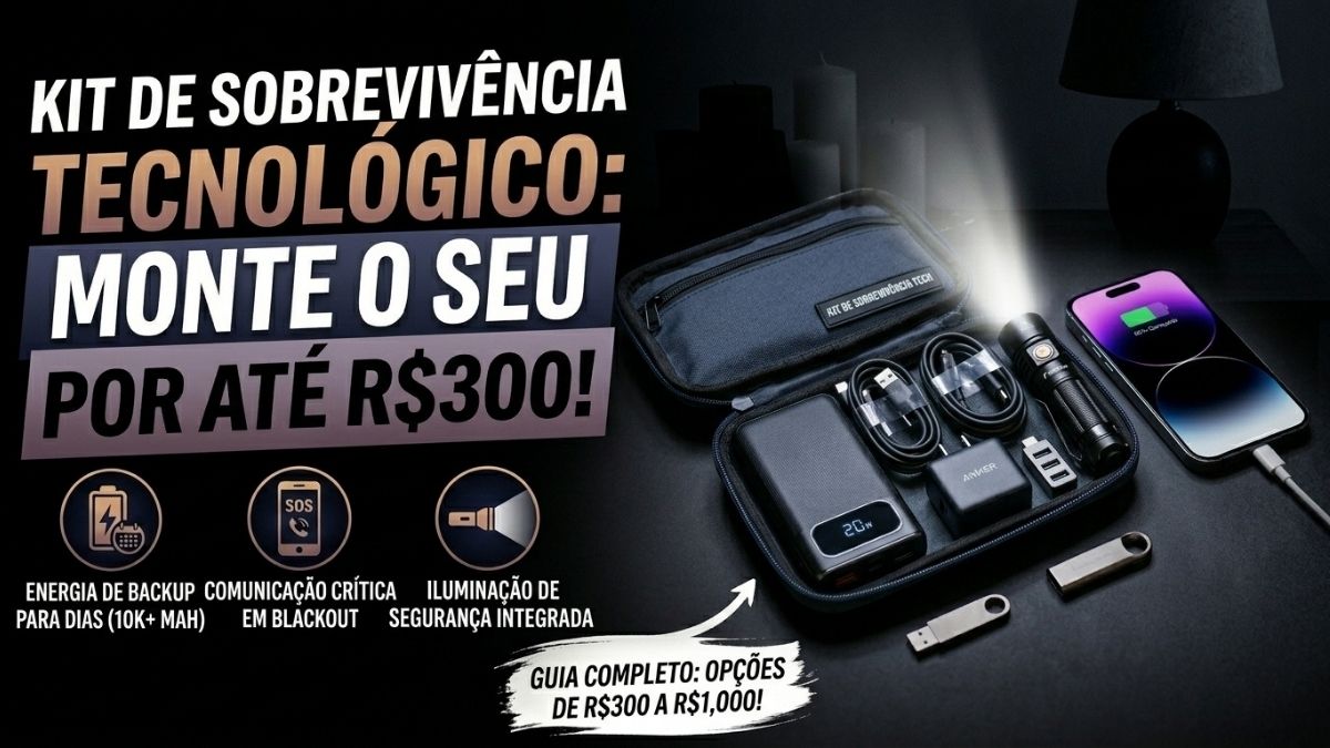 Como Montar um Kit de Sobrevivência Tecnológico Barato