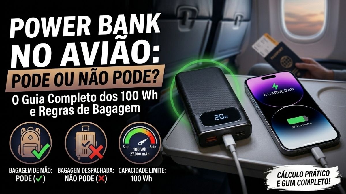 Como Saber se Seu Power Bank é Permitido em Aviões