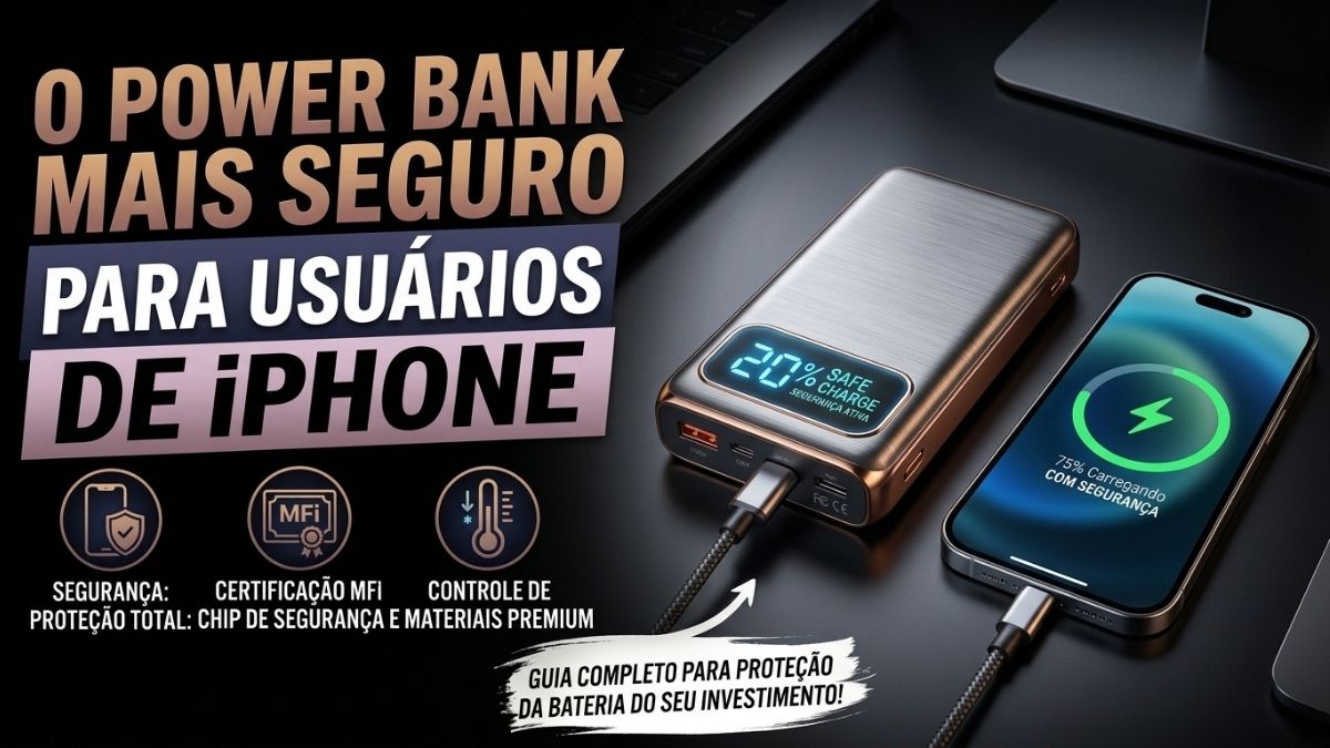 O Power Bank Mais Seguro Para Usuários de iPhone