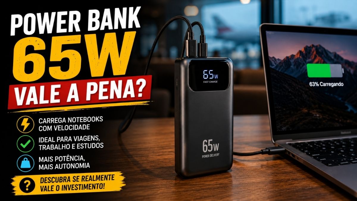 Power Bank 65W Vale a Pena?