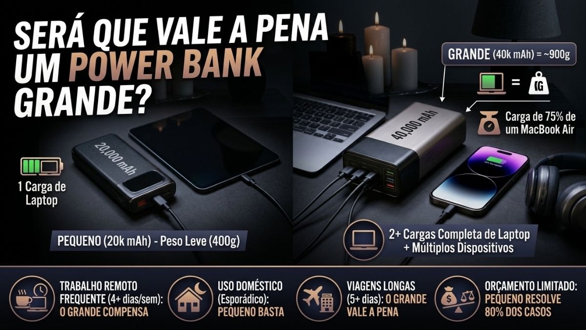 Power Bank Grande Vale Mesmo a Pena