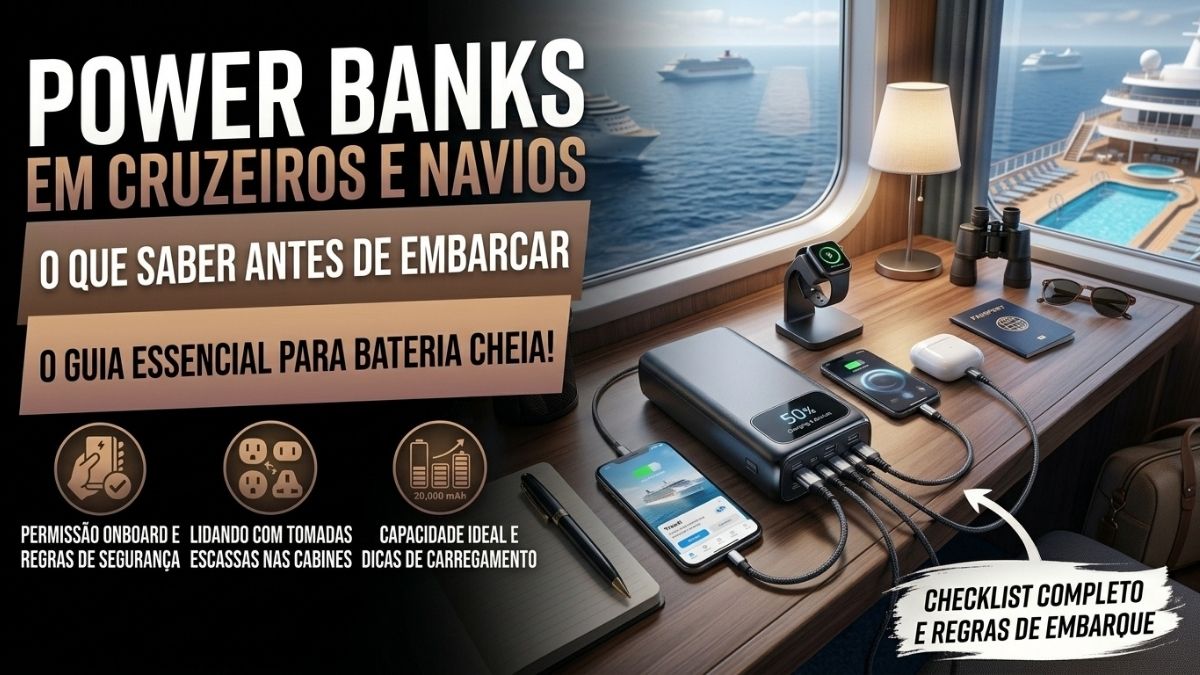 Power Bank Para Cruzeiros e Navios O Que Saber Antes de Embarcar