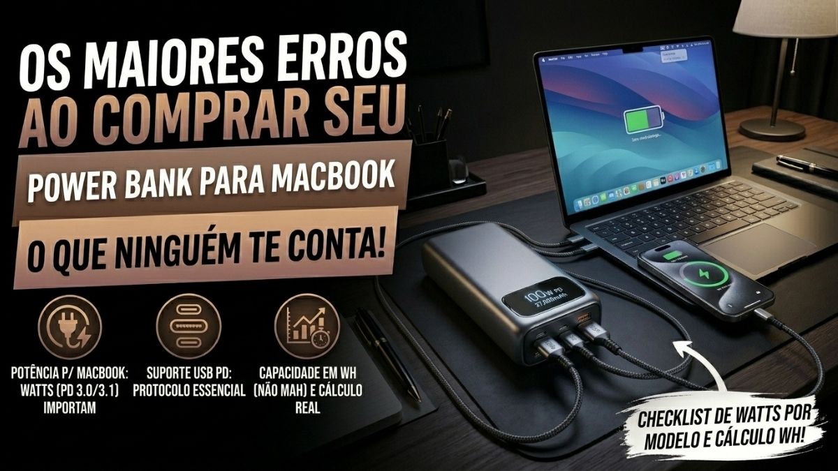 Power Bank Para MacBook O Que Verificar Antes de Comprar