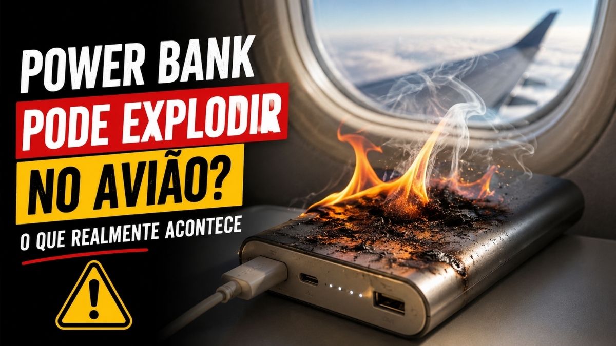 Power Bank Pode Explodir no Avião O Que Realmente Acontece