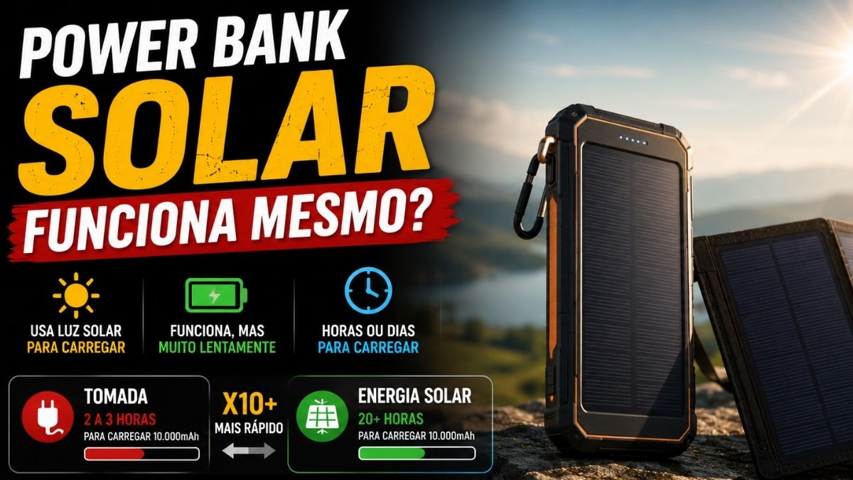 Power Bank Solar Funciona Mesmo