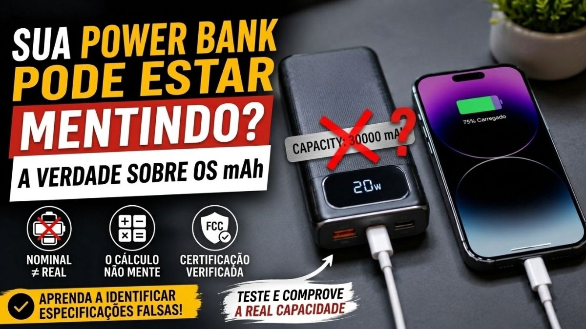 Seu Power Bank Pode Estar Mentindo a Capacidade Real