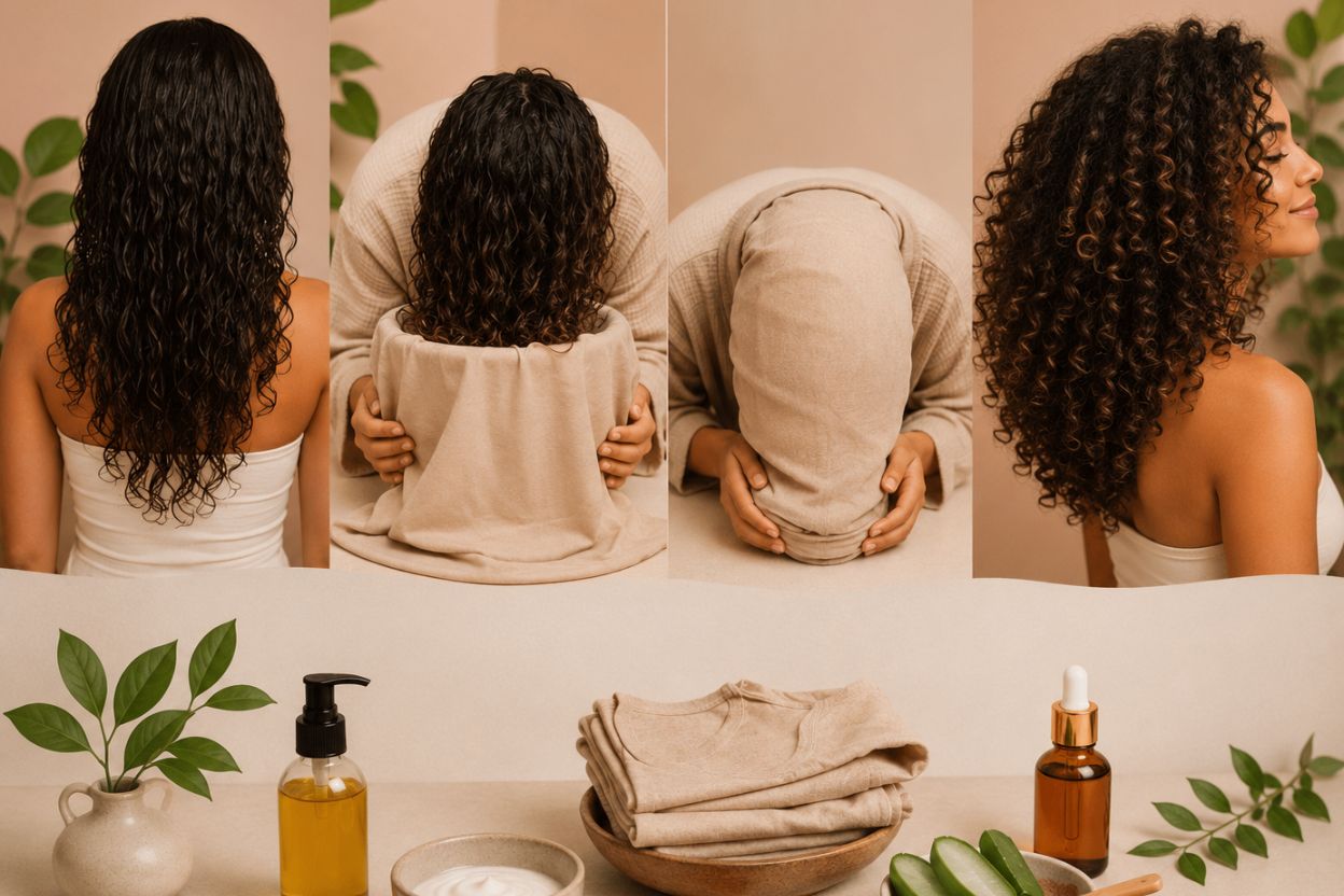 Plopping Desvendado: Técnica Simples para Cachos Definidos e Sem Frizz que Você Precisa Experimentar!