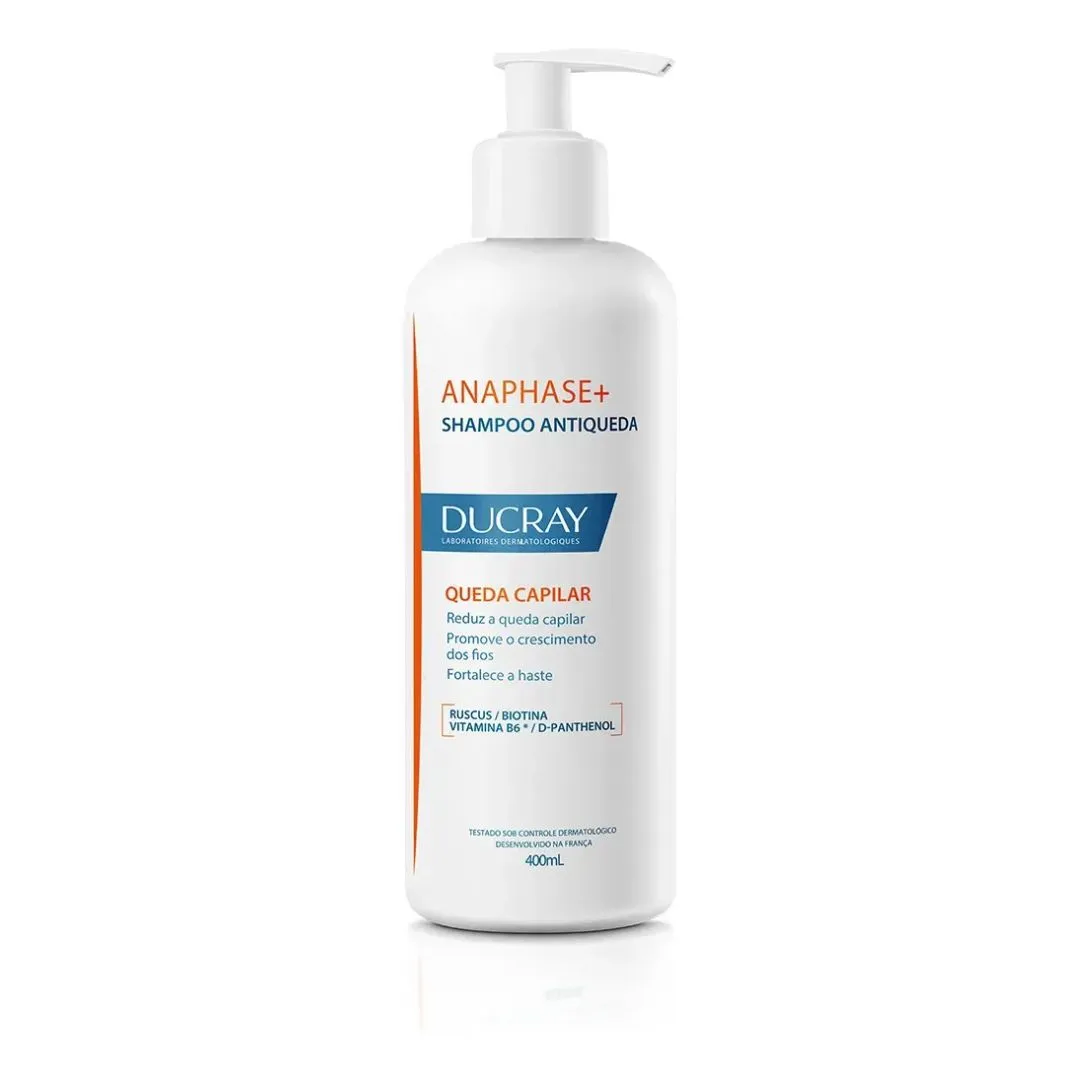 Shampoo Antiqueda Ducray Anaphase+ Crescimento Saudável dos Fios 400ml